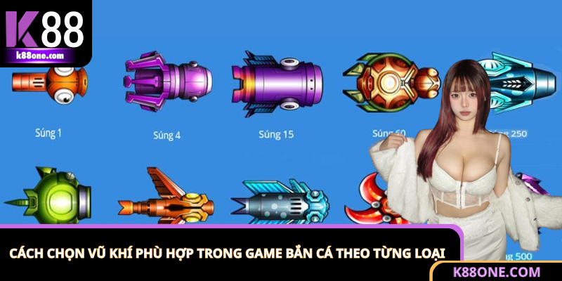 Chọn vũ khí bắn cá hiệu quả theo từng loại sinh vật