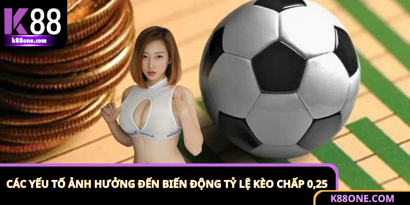 Những yếu tố tác động đến sự thay đổi của kèo chấp 1/4